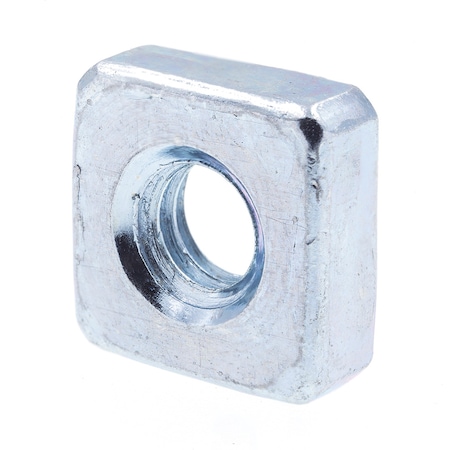 Square Nuts, #8-32, Zinc Plated Steel, 10-Pack